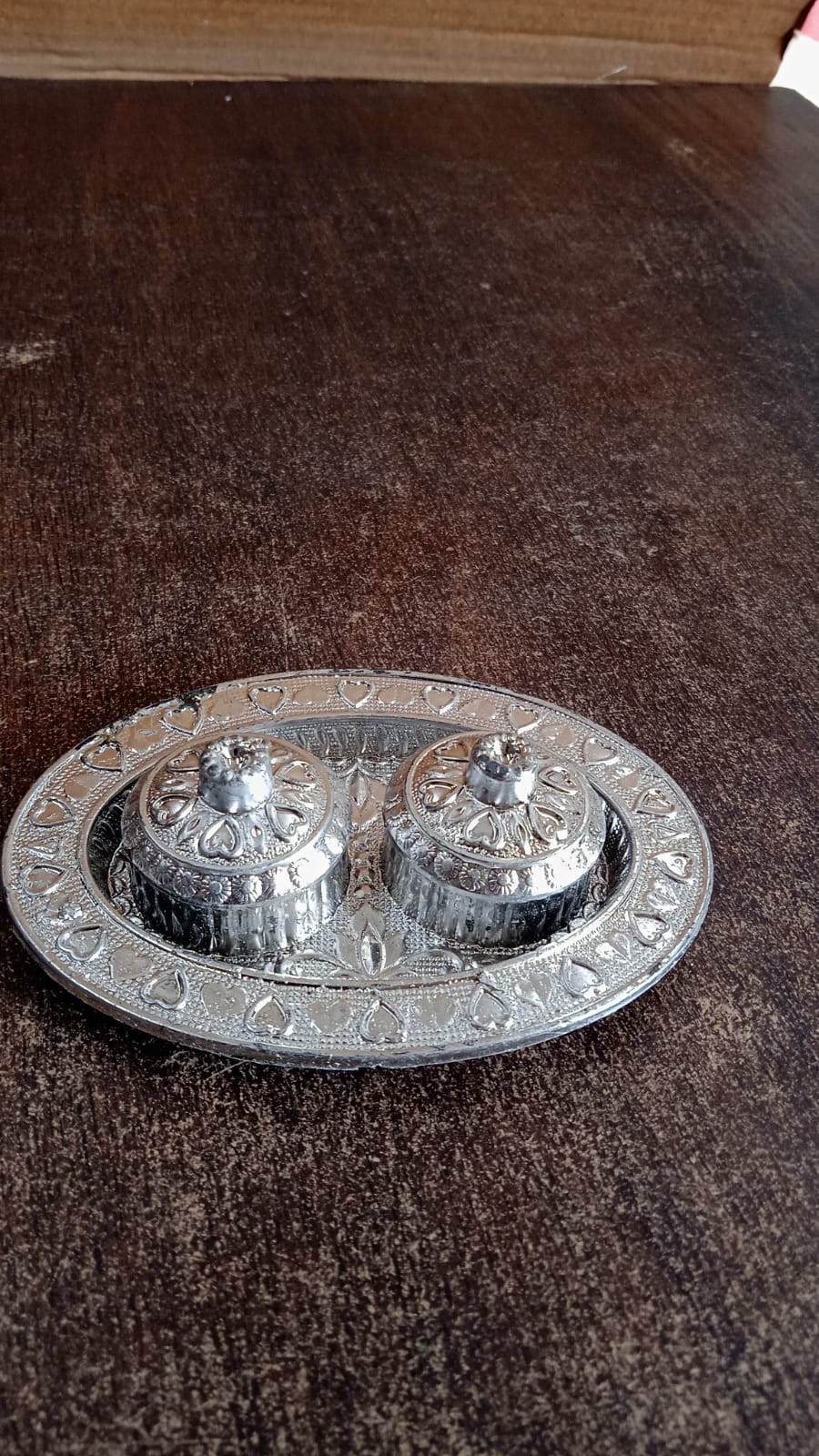 Oval Shape Special Puja Thali (1 Pc / Mix Design) Oval Shape Special Puja Thali (1 Pc / Mix Design)